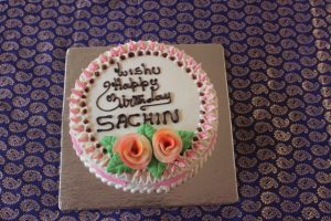Happy Birthday Sachin Cake Candle - Greet Name